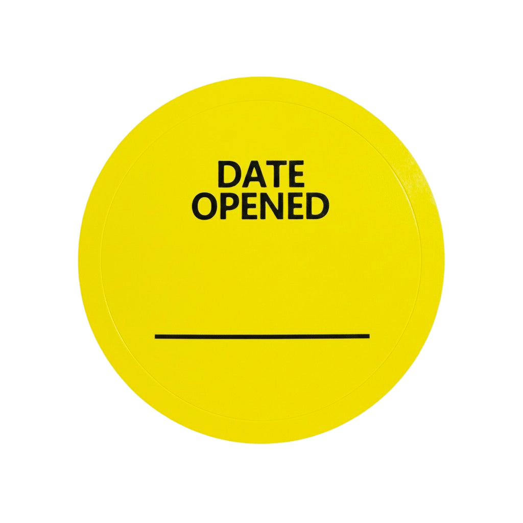 Sticker — Date Opened