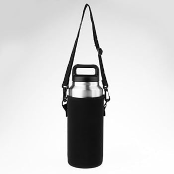 Neoprene Water Bottle Holder + Strap