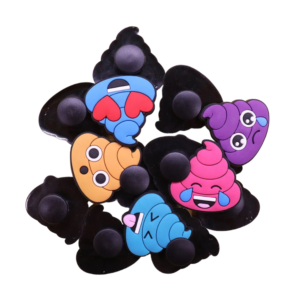 Jibbits Shoe Charm — Poop Emoji (Bowel Health)