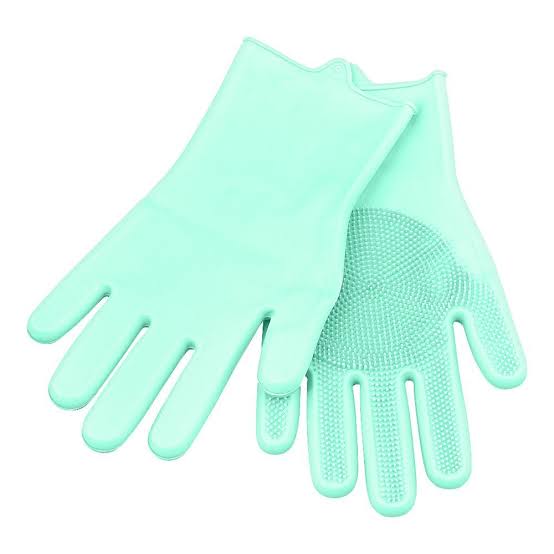 Dish Washing Scrubber Gloves