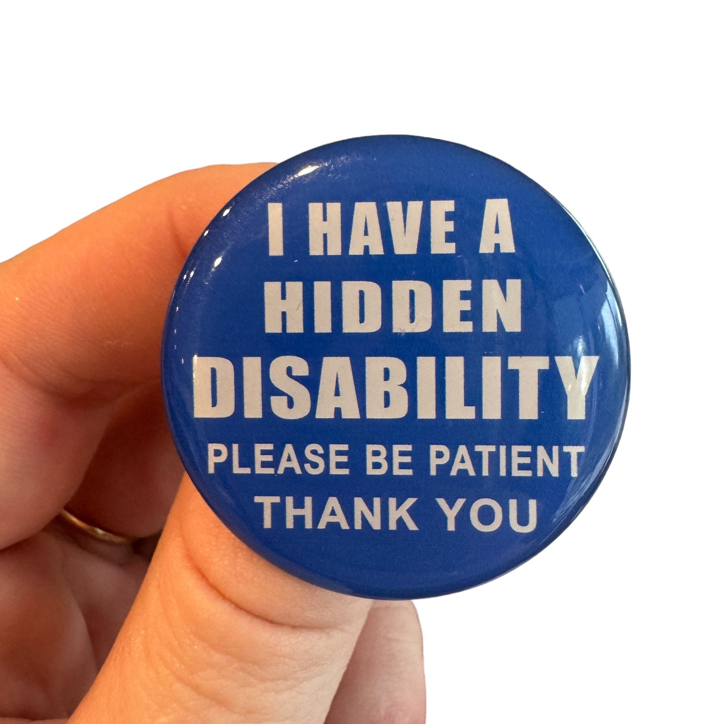 Pin — ‘I have a hidden disability’