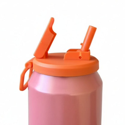 Soda Can Lid + Straw