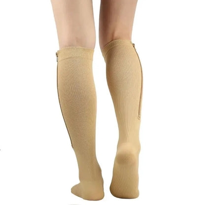 Compression Socks with Zipper (covered toe)