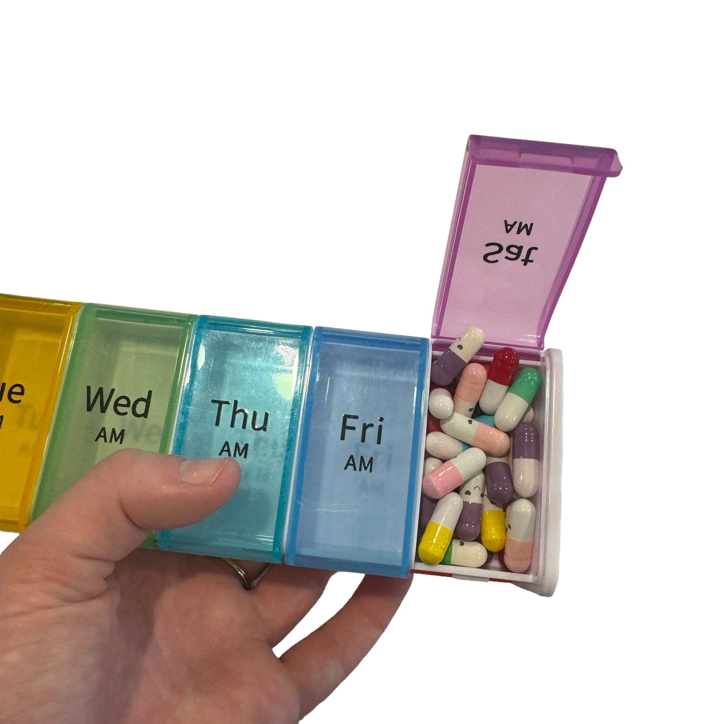 7 Day Pill Box —  2x Day — Super Sized Jumbo Box