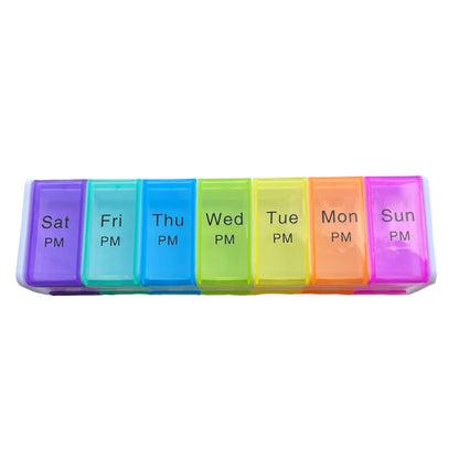 7 Day Pill Box — 2x Day — Jumbo Box
