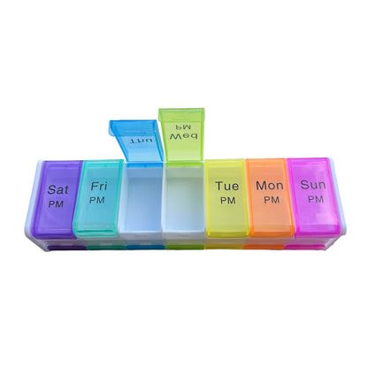 7 Day Pill Box — 2x Day — Jumbo Box