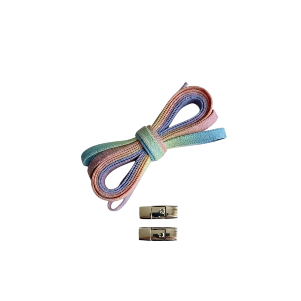 Adaptive ‘No Tie’ Shoelaces — ‘Press and Lock’