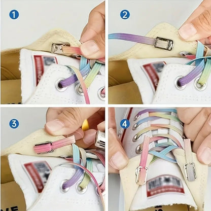 Shoelaces - No-tie Invisible Anchor Clips