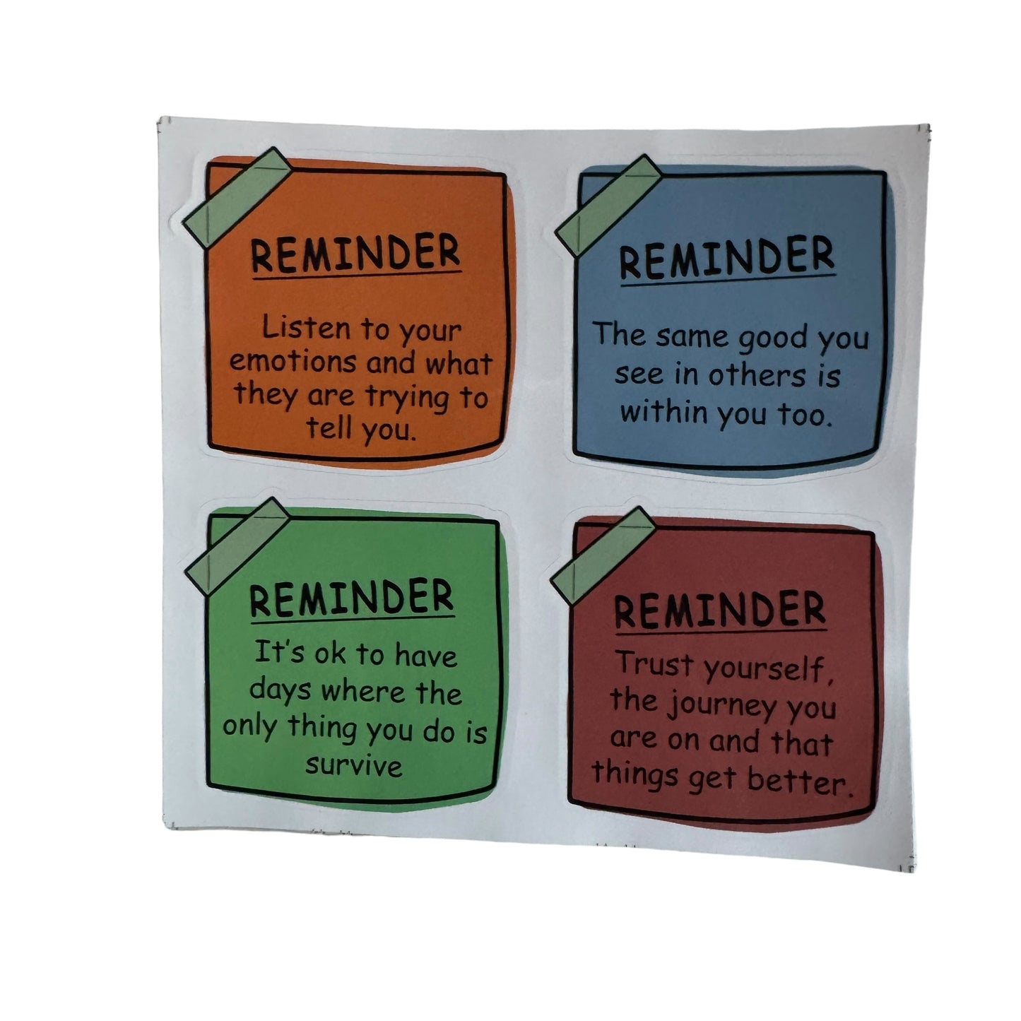 Stickers — Reminder Encouragement