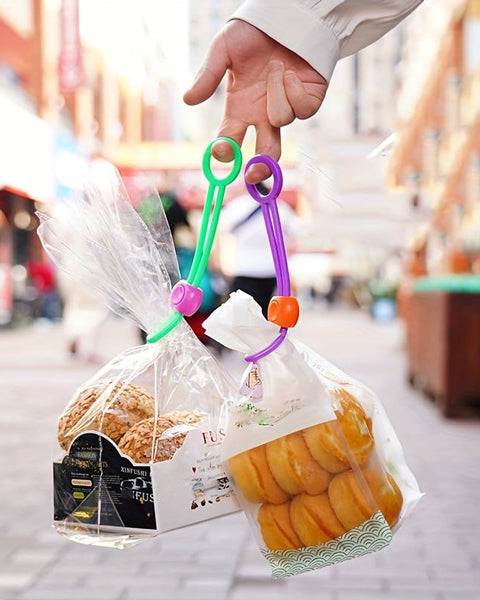 Silicone Bag Tie (with loop)