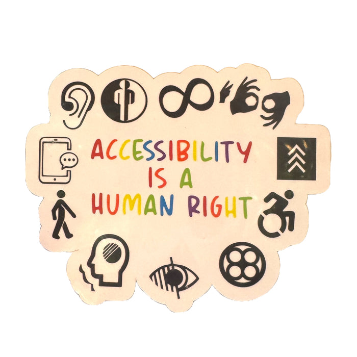 Sticker — Accessibility is a Human Right