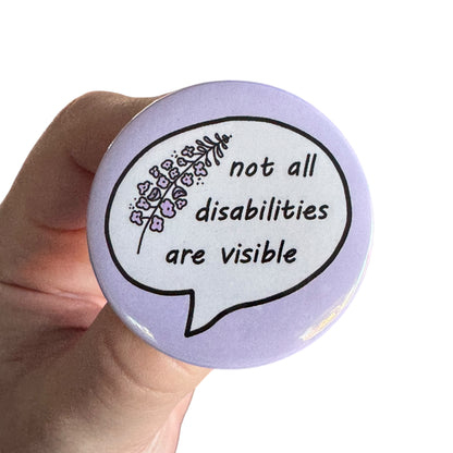 Pins  — 'Not all disabilities are visible’