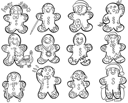 Colour-In Christmas Card — By Artist Geri Herd