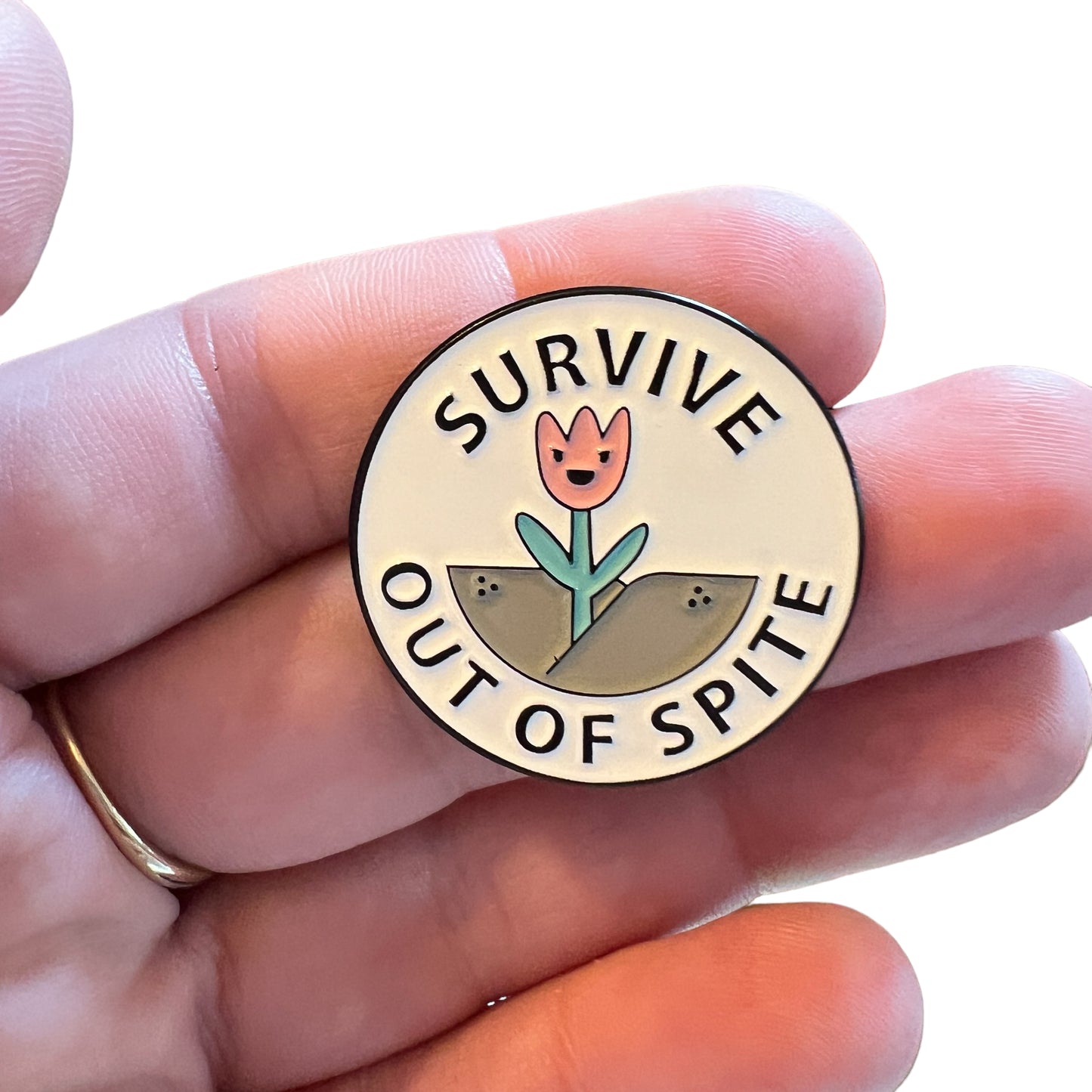 Pin — Survive out of Spite