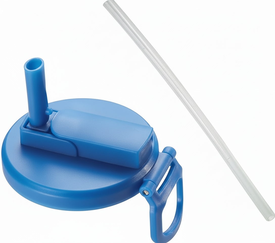 Soda Can Lid + Straw