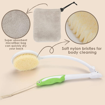 Folding Back Shower Brush