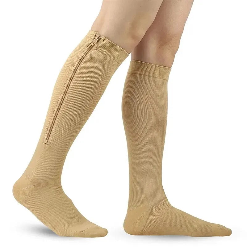Compression Socks with Zipper (covered toe)