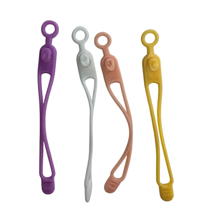 Reusable Silicone Cord Strap With Hook