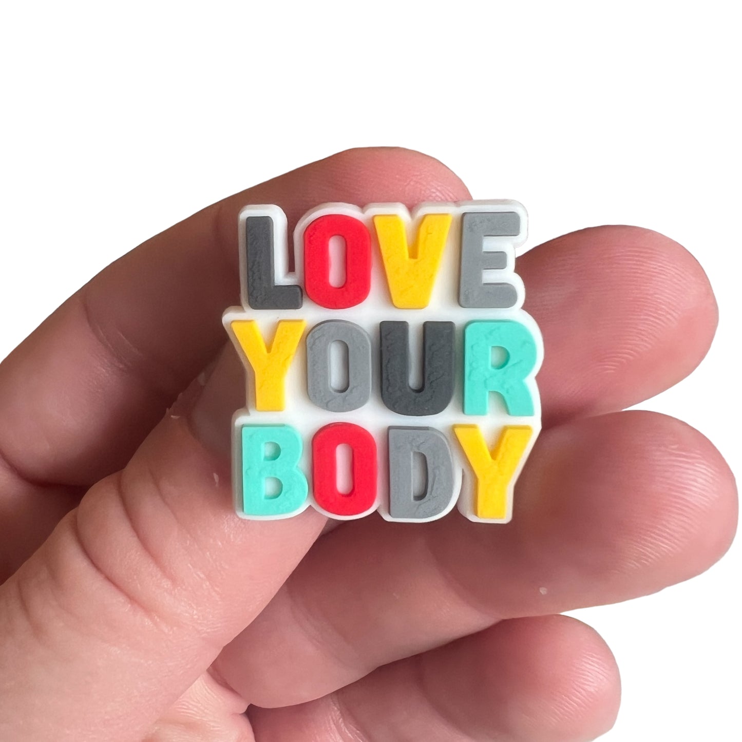 Jibbits Shoe Charms — Love Your Body
