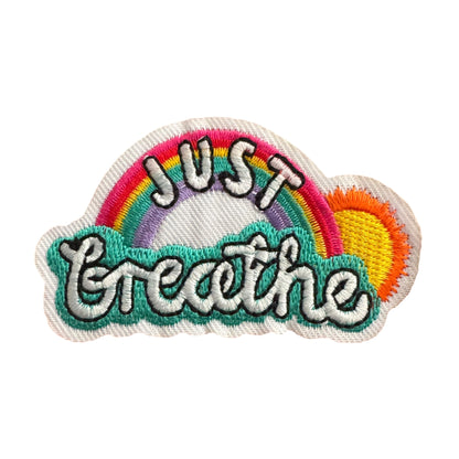 Iron On Patch — ‘Just Breathe’