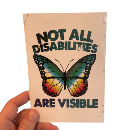 Sticker — Not All Disabilities Are Visible