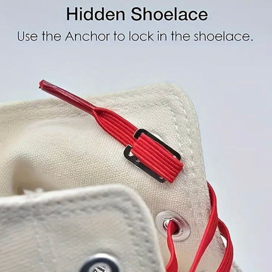 Shoelaces - No-tie Invisible Anchor Clips