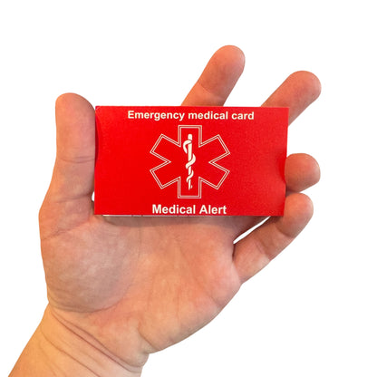 Medical Alert Card — Emergency Medical Card