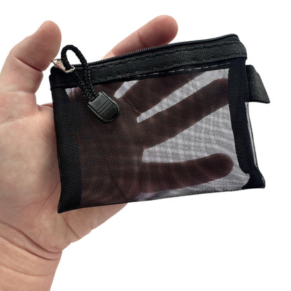 Mesh Zipper Purse