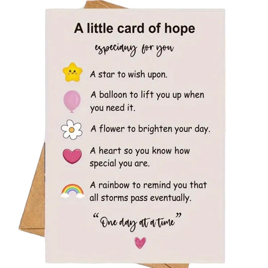 Card — A little card of hope