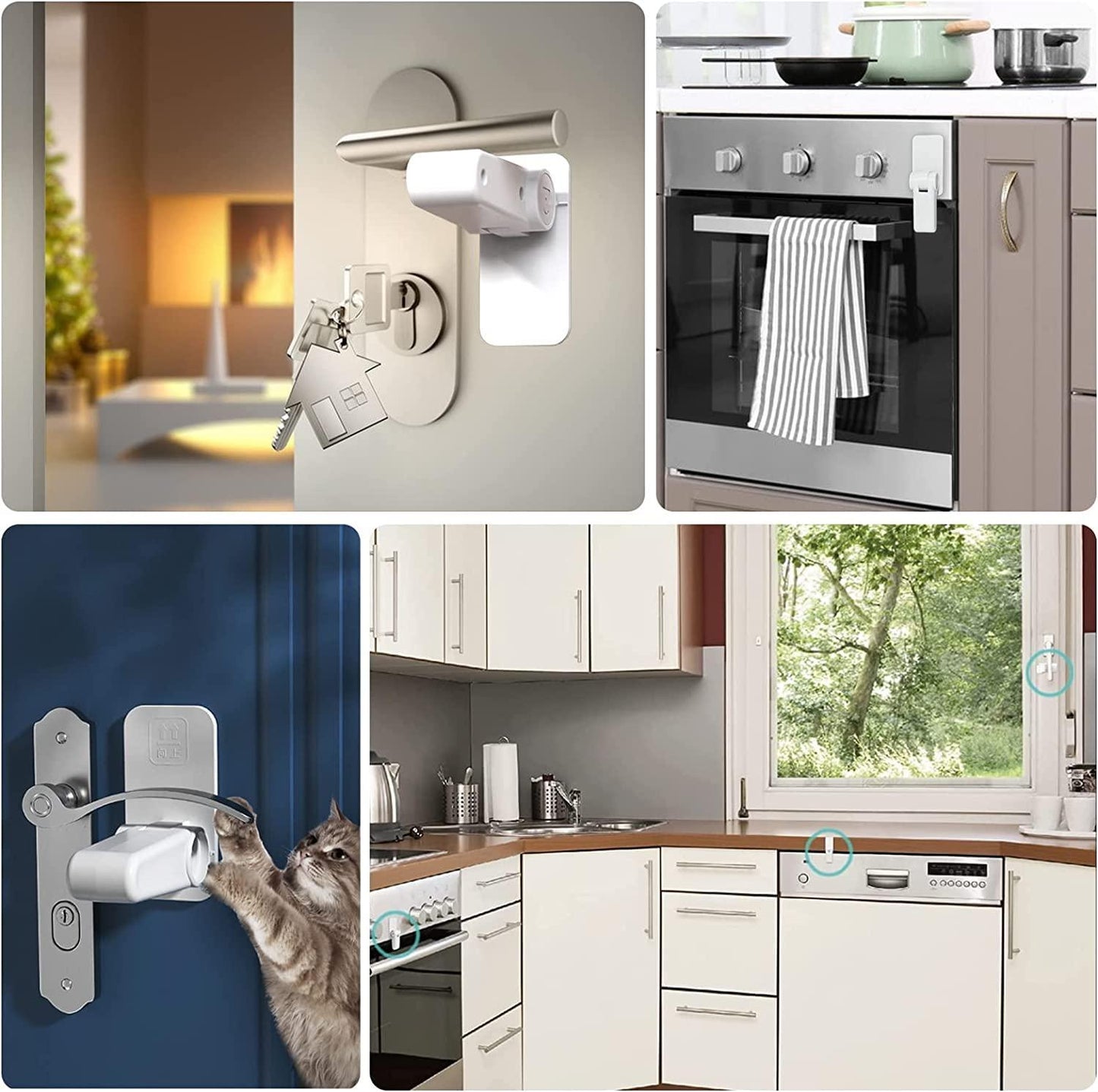 Safety Clip for Doors, Ovens, and Handles