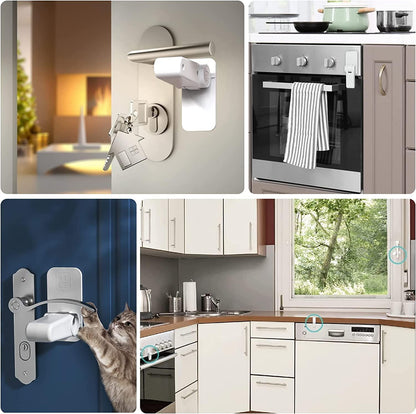 Safety Clip for Doors, Ovens, and Handles