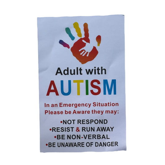 Sticker — Adult with Autism