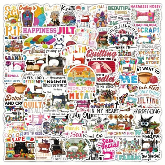 Stickers — Quilting Theme