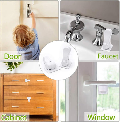 Safety Clip for Doors, Ovens, and Handles