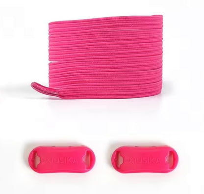 Adaptive ‘No Tie’ Elastic Shoelaces — with Buckle