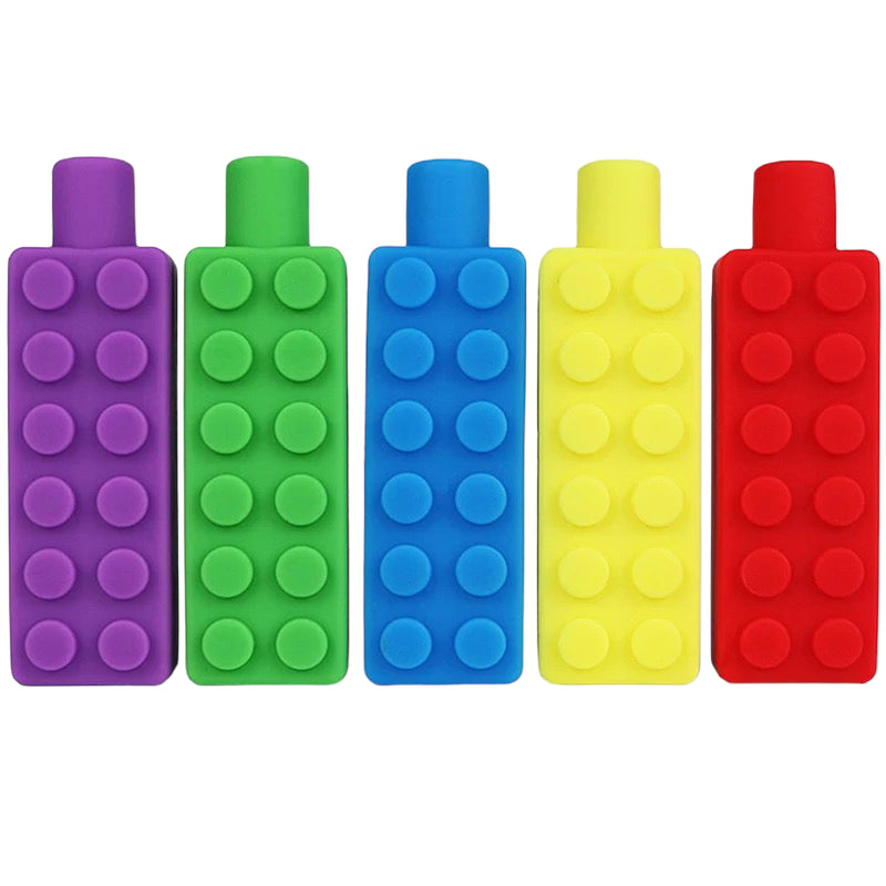 Silicone Pencil Chew Toppers (Bricks)