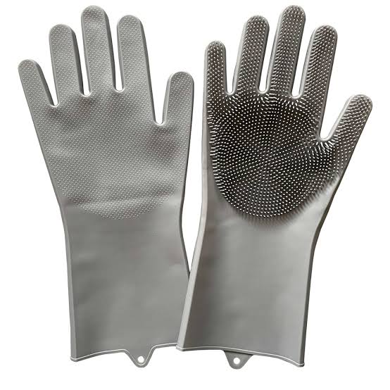 Dish Washing Scrubber Gloves