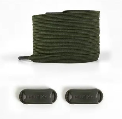 Adaptive ‘No Tie’ Elastic Shoelaces — with Buckle