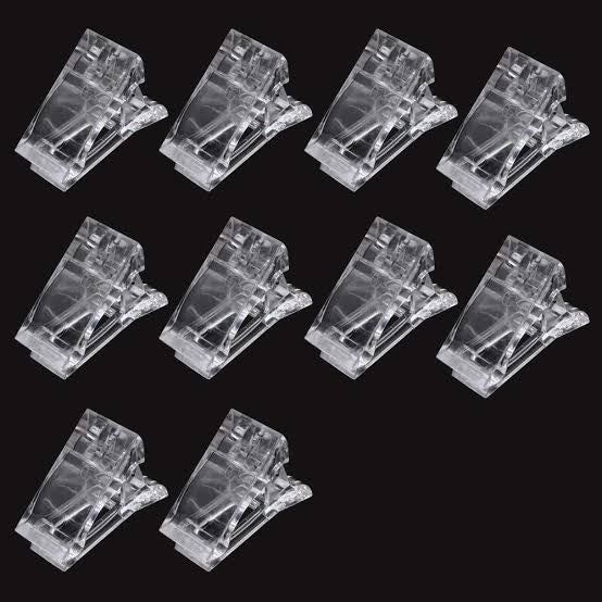 False nail mold / tubing clip