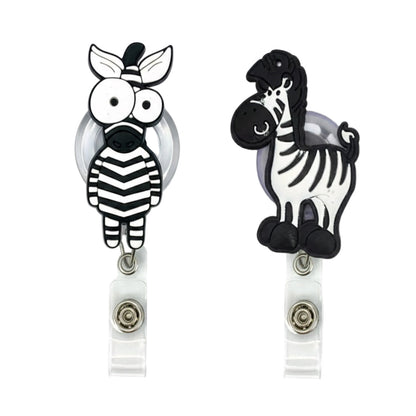 Zebra — Retractable Badge Holder (Nurses)
