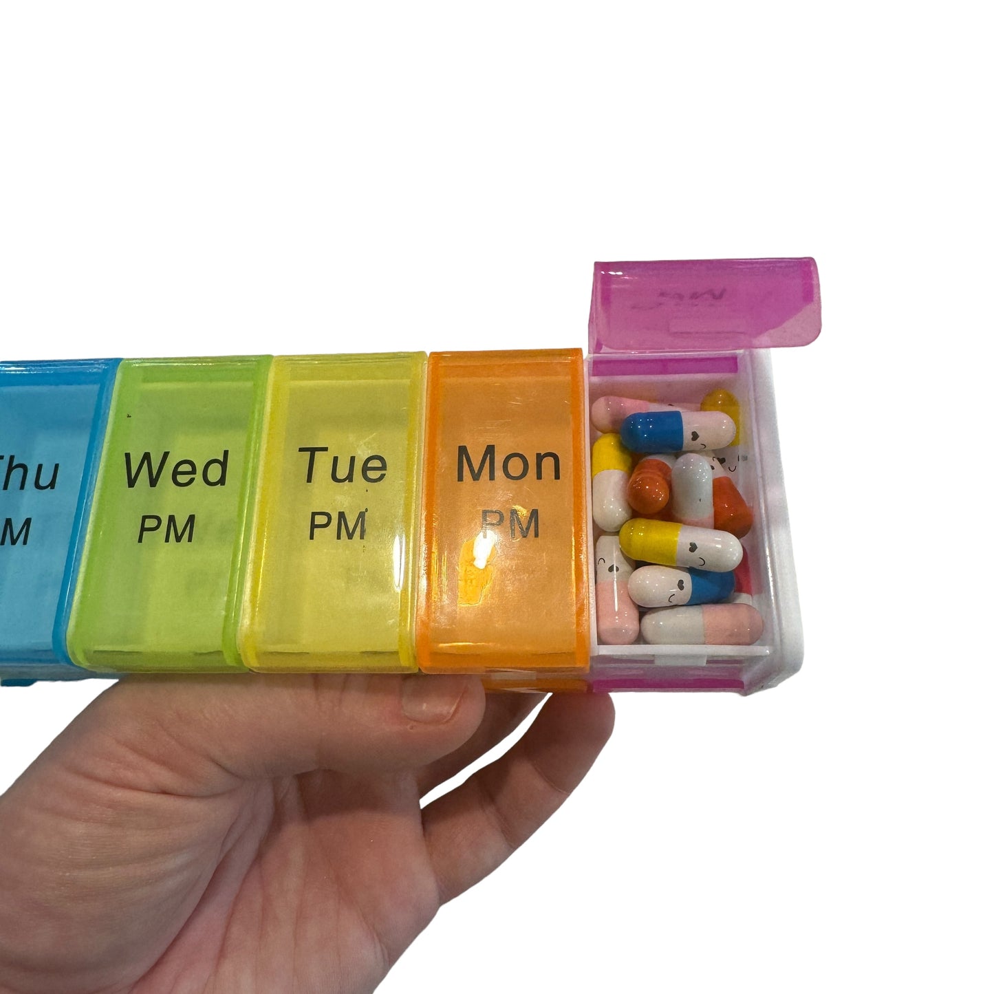 7 Day Pill Box — 2x Day — Jumbo Box