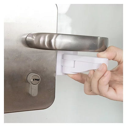 Safety Clip for Doors, Ovens, and Handles