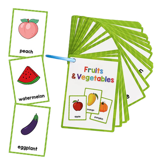 Communication Cards — Fruits + Vegetables