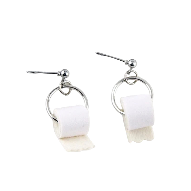 Earrings — Toilet Paper