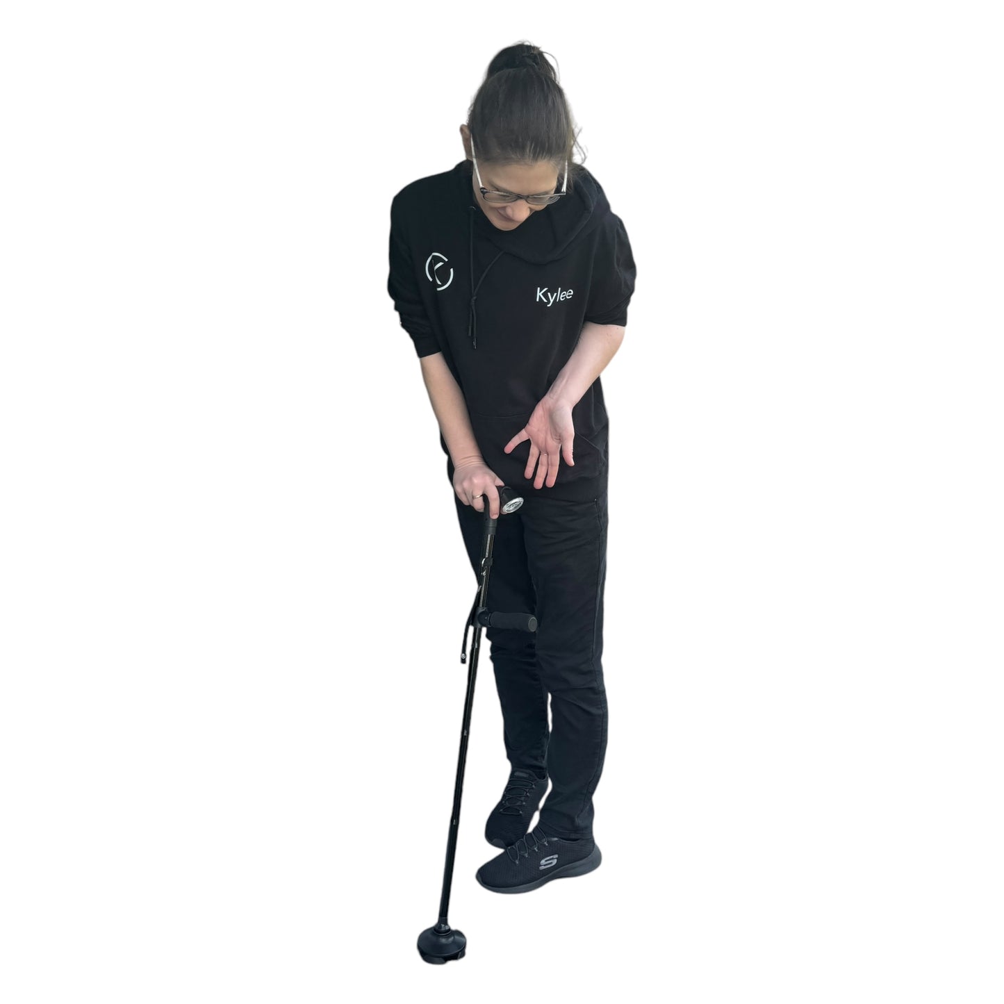 Mobility Aid — Telescopic LED Folding Cane