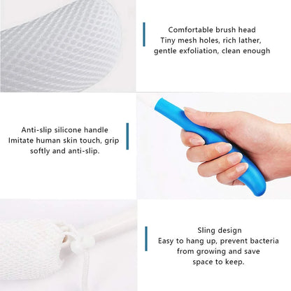 Angled Shower Brush, Extended
