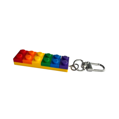 Keyring — Rainbow Brick