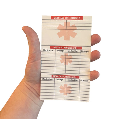 Medical Alert Card — Emergency Medical Card