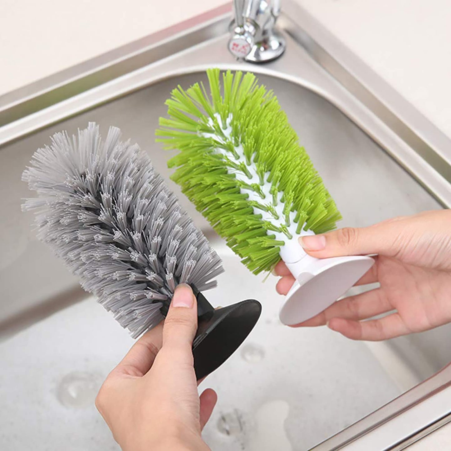 Suction Kitchen Dish Brush
