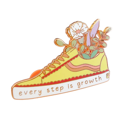 Pin  — 'Every Step Is Growth'